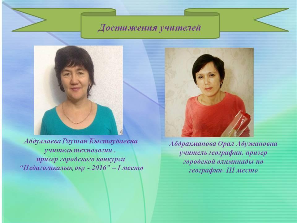 Достижения школьников